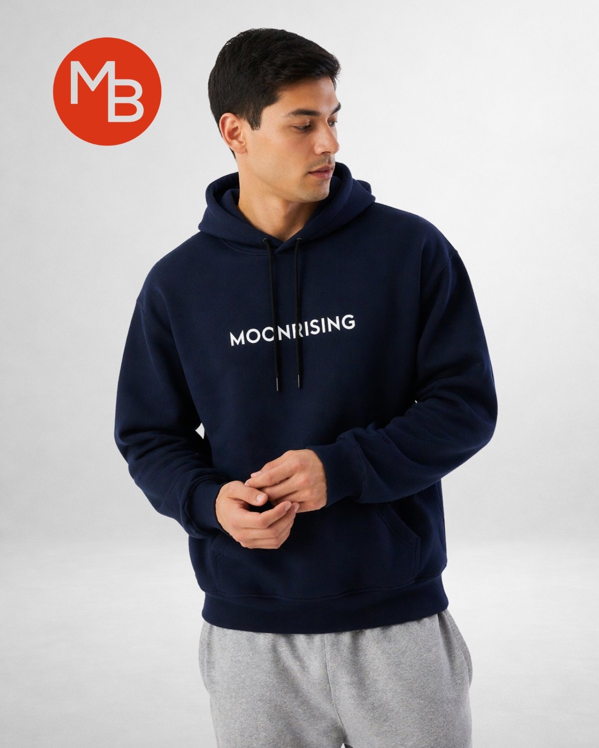 Buzo Canguro Frisado Estampado