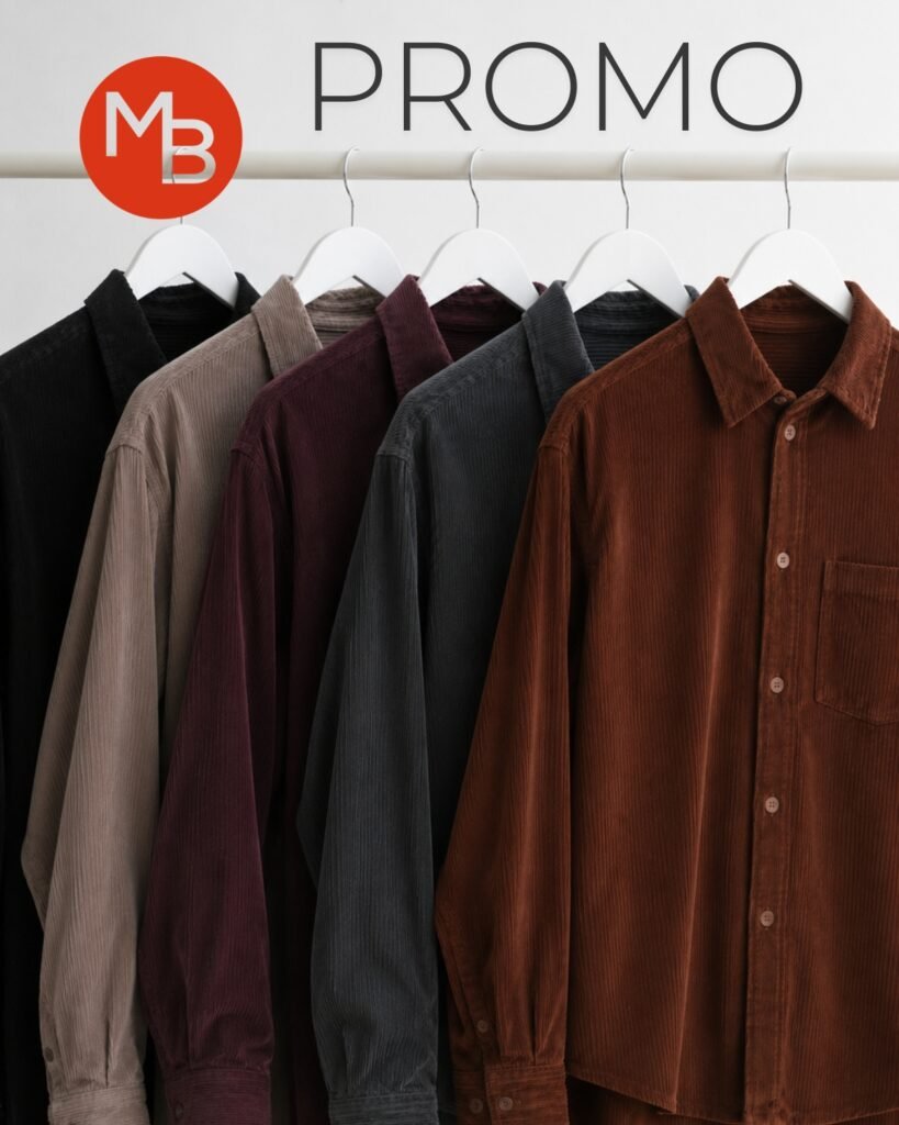 PACK 10 CAMISAS CORDEROY SURTIDO