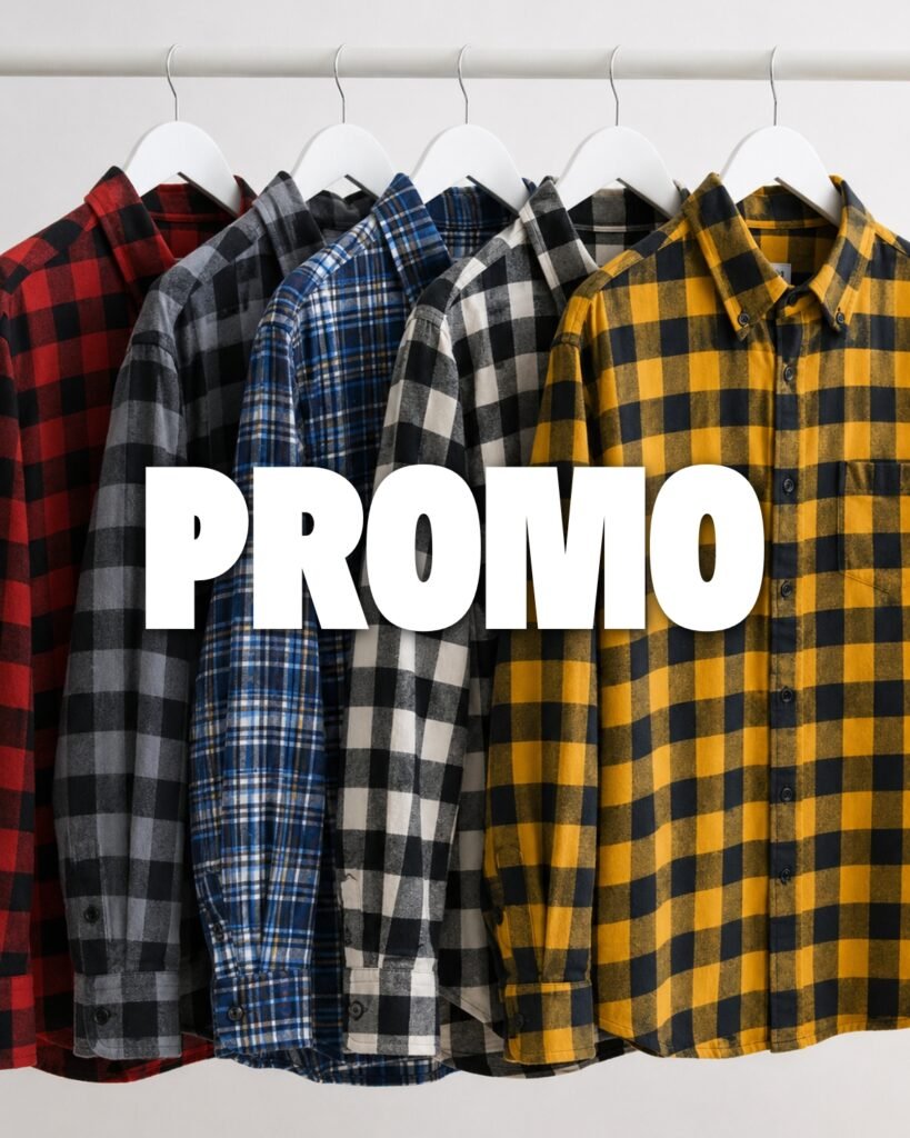 PACK 10 CAMISAS LEÑADORAS SURTIDAS