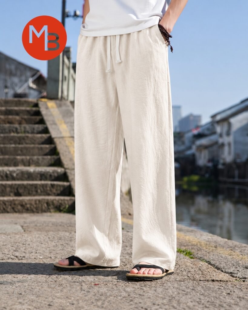 Pantalón de Lino Baggy